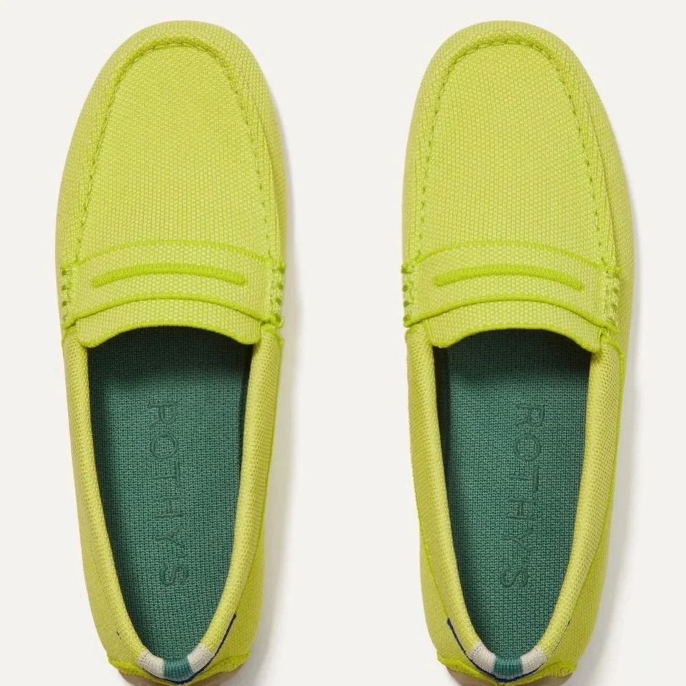 Rothy's The Driver Driving Loafer in Limon, size 8.5 NIB - Picture 2 of 5